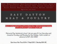 Tablet Screenshot of eastdaytonmeat.com